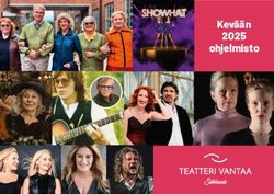 Kev&auml;&auml;n 2025 ohjelmisto - Teatteri Vantaa