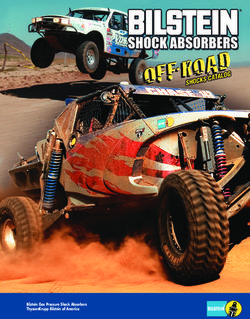 Bilstein Shock Absorbers. Off-Road Shocks Catalog 2008.