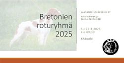 Bretonien roturyhm&auml; 2025 - SU 27.4.2025 klo 09:30 KAJAANI - Saksanseisojakerho ry